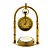 RELÓGIO DECORATIVO METAL C/BÚSSOLA DOURADO 15x9x8cm - Imagem 2