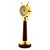 RELÓGIO DECORATIVO METAL/MADEIRA DOURADO 43x19x13cm - Imagem 6