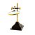 LUPA DECORATIVA METAL DOURADA 24x9x20cm - Imagem 15