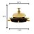 CAMPAINHA DE MESA DECORATIVA METAL/MADEIRA DOURADA 15x9x15cm - Imagem 16