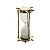 AMPULHETA DECORATIVA METAL DOURADA 16x10cm - Imagem 1