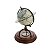 GLOBO DECORATIVO METAL/MADEIRA C/BÚSSOLA DOURADO 23x15cm - Imagem 1