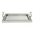 BANDEJA AÇO INOX C/ESPELHO E ALÇA 30x19x8cm - Imagem 1