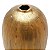 VASO DECORATIVO PORCELANA DOURADO 15x25cm - Imagem 3