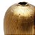 VASO DECORATIVO PORCELANA DOURADO 15x25cm - Imagem 4