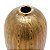 VASO DECORATIVO PORCELANA DOURADO 12x22cm - Imagem 3