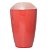 VASO DECORATIVO PORCELANA CORAL 16x25cm - Imagem 1