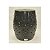 GARDEN SEAT DECORATIVO CERÂMICA PRETO 33x46cm - Imagem 1