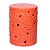 GARDEN SEAT DECORATIVO CERÂMICA LARANJA 34x46cm - Imagem 1