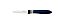 FACA LEG/FRUT INOX 3 COR&COR AZU - Imagem 1