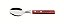 COLHER CHA INOX POLYWOOD VER - Imagem 1