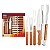 KIT CHURRASCO INOX 15PC - Imagem 1