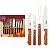 KIT CHURRASCO INOX 10PC DYNAMIC - Imagem 1