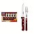 JOGO CHURRASCO INOX 12PC POLYWO VER - Imagem 1