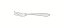 GARFO SOBREMESA ACO INOX LAGUNA - Imagem 1