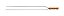 ESPETO DUPLO INOX 85CM - Imagem 1