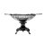 CENTRO DE MESA METAL C/PÉ BLACK 30x14cm - Imagem 3