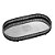 BANDEJA METAL C/PÉ ROMA BLACK 31x17x4cm - Imagem 1