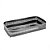 BANDEJA METAL C/PÉ ROMA BLACK 33x16x6cm - Imagem 2