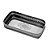BANDEJA METAL C/PÉ ROMA BLACK 33x16x6cm - Imagem 1