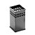 PORTA CANETA METAL ROMA BLACK 6x10cm - Imagem 1