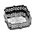 BANDEJA METAL ROMA BLACK 12x5cm - Imagem 1