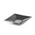 CJ 6 XÍCARAS CAFÉ PORCELANA C/PIRES INOX VENEZA BLACK 70ml - Imagem 3