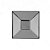 CJ 6 XÍCARAS CAFÉ PORCELANA C/PIRES INOX VENEZA BLACK 70ml - Imagem 4