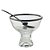 CJ 6 BOWLS VIDRO C/6 COLHERES P/SOBREMESA VERA BLACK - Imagem 3