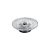 PRATO P/BOLO CRISTAL C/PÉ AÇO LYS BLACK 32cm - Imagem 1
