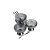 CJ 4 BOWLS VIDRO CINZA C/4 COLHERES P/SOBREMESA LYS BLACK - Imagem 3