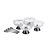 CJ 4 BOWLS VIDRO C/4 COLHERES P/SOBREMESA LYS BLACK - Imagem 2