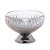 CJ 4 BOWLS VIDRO CINZA C/4 COLHERES P/SOBREMESA QUEEN BLACK - Imagem 3