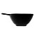 CJ 4 BOWLS PORCELANA PRETO 14x12x6cm - Imagem 5