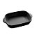 CJ 2 TRAVESSAS PORCELANA PRETO 24x14x5cm - Imagem 6