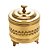BOMBONIERE METAL ROMA DOURADO 12x14cm - Imagem 1