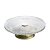 PRATO P/BOLO CRISTAL C/PÉ AÇO QUEEN DOURADO 32cm - Imagem 1