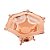 CENTRO DE MESA METAL C/PÉ ROSE 30x14cm - Imagem 2