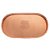 BANDEJA METAL C/PÉ ROMA ROSE 31x17x4cm - Imagem 3