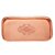 BANDEJA METAL C/PÉ ROMA ROSE 33x16x6cm - Imagem 2