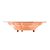CENTRO DE MESA METAL C/PÉ ROSE 19x5cm - Imagem 4