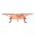 PETISQUEIRA METAL C/PÉ ROMA ROSE 32x9cm - Imagem 4