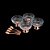 CJ 4 BOWLS VIDRO C/4 COLHERES P/SOBREMESA LYS ROSE - Imagem 4