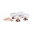 CJ 4 BOWLS VIDRO C/4 COLHERES P/SOBREMESA LYS ROSE - Imagem 2