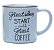 CANECA DE PORCELANA MOTIVE AZUL 250ML - Imagem 1