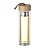 GARRAFA VIDRO BOROSSILICATO PAREDE DUPLA 360ML COM INFUSOR E RESISTENTE ATÉ 320°C - Imagem 3