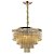 PENDENTE VIVI FRENCH GOLD E CONHAQUE (D)60CM (A)42CM  9XE14 360W - Imagem 1