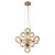 PENDENTE VINHA COBRE E TRANSP (D)45CM (A)45CM  14XG9 98W - Imagem 1