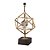 BASE PARA ABAJUR VENETO DOURADO E PRETO (D)22.5CM (A)50CM  1XE27 40W - Imagem 1