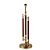 BASE PARA ABAJUR VENETO DOURADO E CARAMELO (D)17CM (A)58.5CM  1XE27 40W - Imagem 1